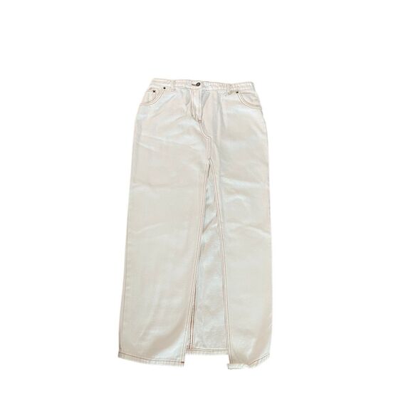Lioness White Denim Maxi Skirt – Size M - Picture 1 of 6
